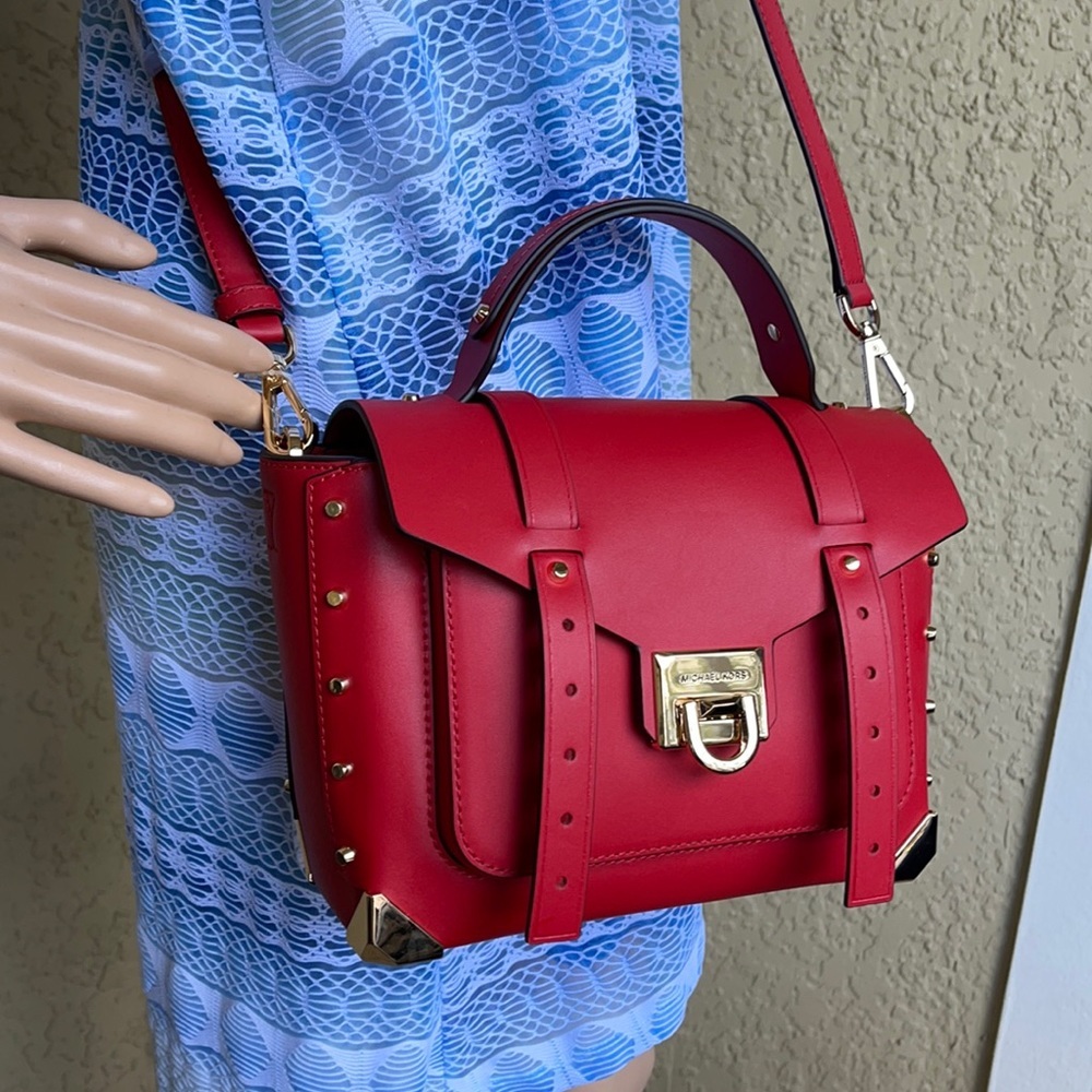 Michael Kors Manhattan Medium School Satchel - Picture 12 of 16